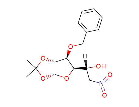 3-O-benzyl-6-deoxy-1,2-O-isopropylidene-6-nitro-α-D-gluco-furanose