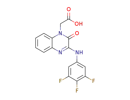 2-(2-oxo-3-((3,4,5-trifluorophenyl)amino)quinoxalin-1(2H)-yl)acetic acid