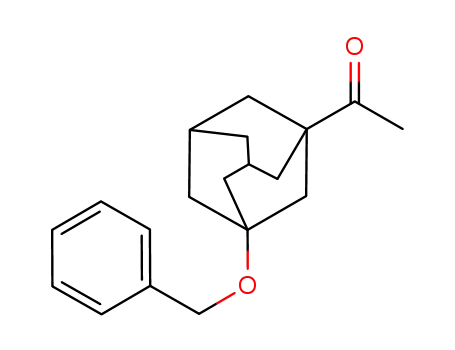 Molecular Structure of 1401205-97-7 (3-benzyloxy-1-adamantyl methyl ketone)