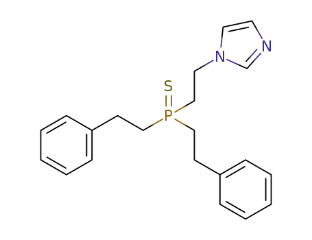 Molecular Structure of 1319805-19-0 ([2-(1H-imidazol-1-yl)ethyl]diphenethylphosphine sulfide)