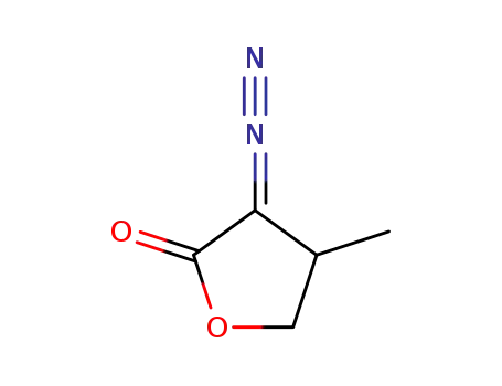 Molecular Structure of 1381783-41-0 (3-diazo-4-methyl-dihydrofuran-2-one)