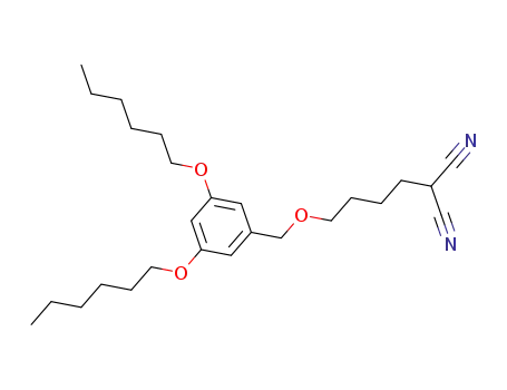 2-(4-(3,5-bis(hexyloxy)benzyloxy)butyl)propanedinitrile