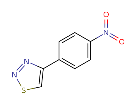 1,2,3-Thiadiazole,4-(4-nitrophenyl)-, 4-(4-Nitrophenyl)-1,2,3-thiadiazole buy, 1,2,3-Thiadiazole,4-(4-nitrophenyl)- price, 82894-98-2 manufacturer