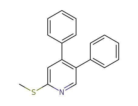 3,4-diphenyl-6-methylthio-1-pyridine