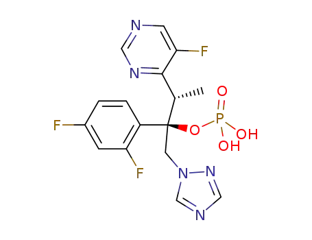 Molecular Structure of 194798-86-2 (voriconazole phosphate)