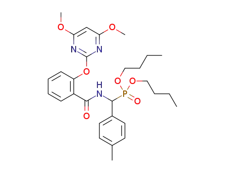 O,O-di-n-butyl [2-(4,6-dimethoxypyrimidin-2-yloxy)phenoxyamino](p-tolyl)methylphosphonate