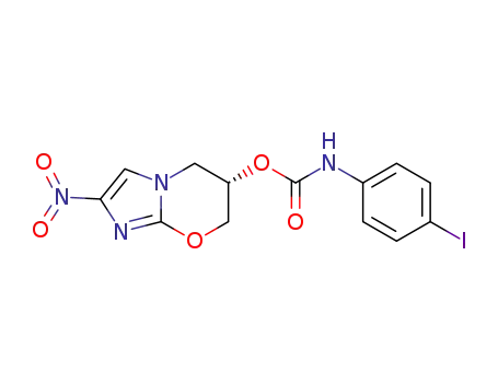 (6S)-2-nitro-6,7-dihydro-5H-imidazo[2,1-b][1,3]oxazin-6-yl (4-iodophenyl)carbamate