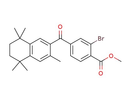methyl 2-bromo-4-(1-(3,5,5,8,8-pentamethyl-5,6,7,8-tetrahydronaphthalen-2-yl)carbonyl)benzoate