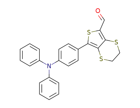 5-(4-(diphenylamino)phenyl)-3,4-(ethylenedithio)thiophene-2-carbaldehyde