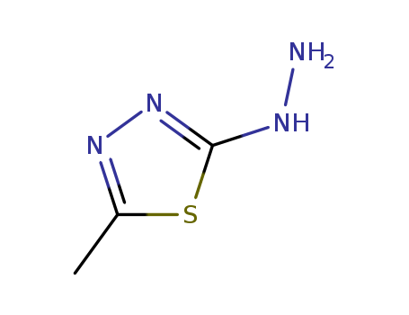 1,3,4-Thiadiazole, 2-hydrazino-5-methyl- (6CI)
