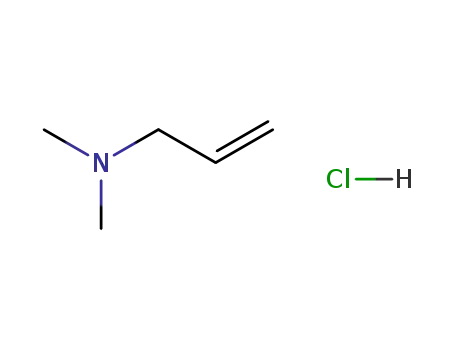 Molecular Structure of 6877-06-1 (2-Propen-1-amine, N,N-dimethyl-, hydrochloride)