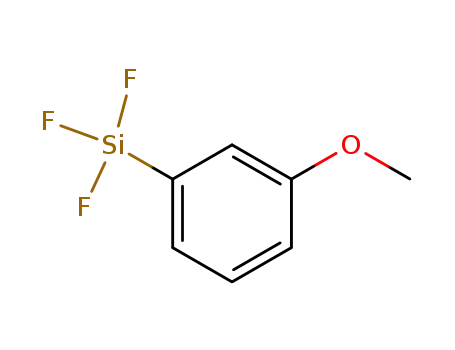 Molecular Structure of 50625-29-1 (3-methoxybenzenetrifluorosilane)