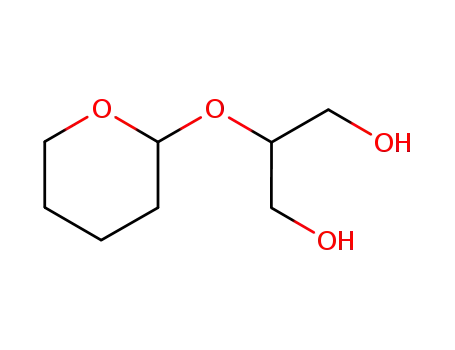 Molecular Structure of 150196-31-9 (1,3-Propanediol, 2-[(tetrahydro-2H-pyran-2-yl)oxy]-)