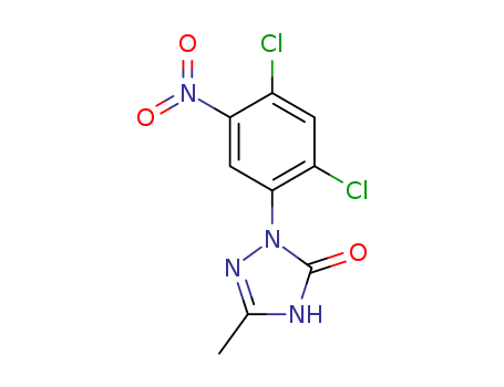 3H-1,2,4-Triazol-3-one, 2-(2,4-dichloro-5-nitrophenyl)-1,2-dihydro-5-methyl-