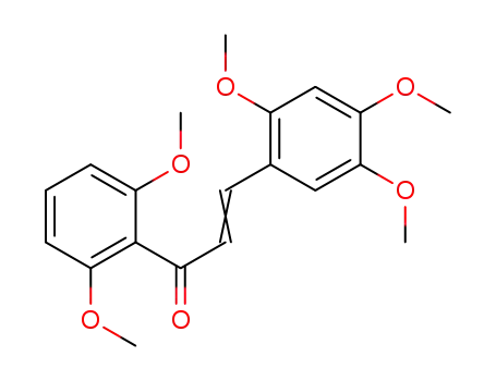 Molecular Structure of 1017262-87-1 (2,2',4,5,6'-pentamethoxychalcone)