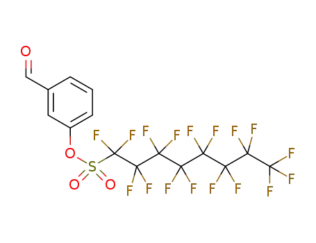 Molecular Structure of 731857-74-2 (C<sub>15</sub>H<sub>5</sub>F<sub>17</sub>O<sub>4</sub>S)