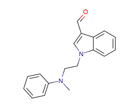 1H-Indole-3-carboxaldehyde, 1-[2-(methylphenylamino)ethyl]-