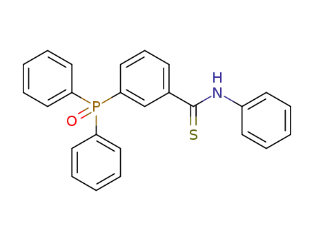 3-(diphenylphosphoryl)-N-phenylbenzenecarbothioamide