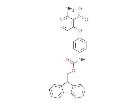 (9H-fluoren-9-yl)methyl (4-((2-amino-3-nitropyridin-4-yl)oxy)phenyl)carbamate