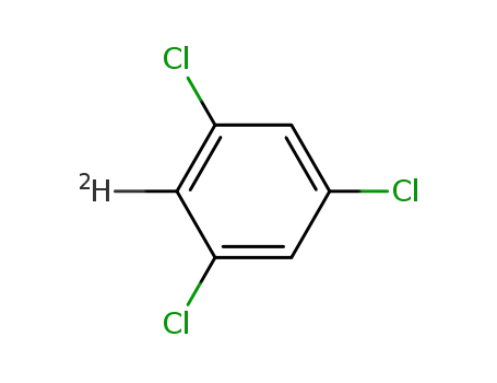 Molecular Structure of 16463-22-2 (1,3,5-trichloro[2-<sup>2</sup>H]benzene)