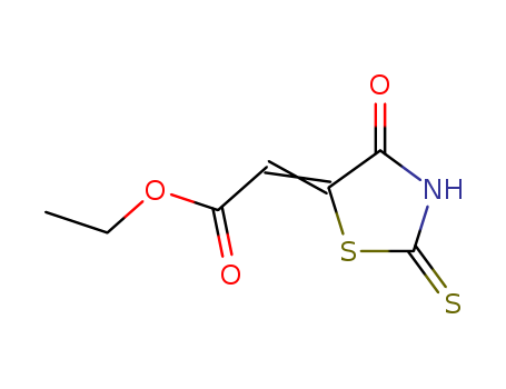 Acetic acid,2-(4-oxo-2-thioxo-5-thiazolidinylidene)-, ethyl ester