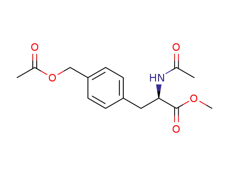 methyl (2R)-2-(acetylamino)-3-[4-(acetoxymethyl)phenyl]propanoate