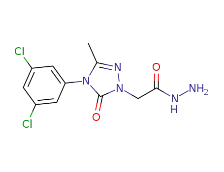 2-[4-(3,5-dichlorophenyl)-3-methyl-5-oxo-4,5-dihydro-1H-1,2,4-triazol-1-yl]acetohydrazide