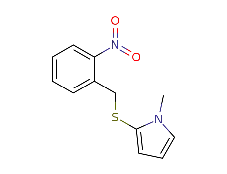 1-methyl-2-[((2-nitrobenzyl)sulfanyl)]-1H-pyrrole