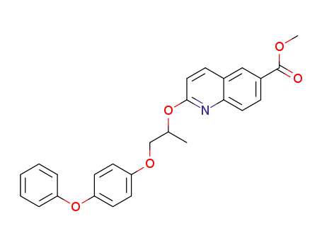 methyl 2-[1-(4-phenoxyphenoxy)propan-2-yl]oxyquinoline-6-carboxylate