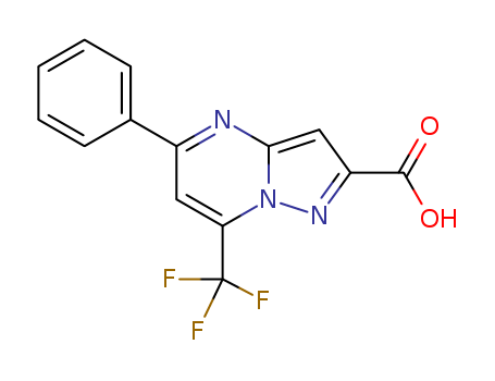 5-PHENYL-7-TRIFLUOROMETHYL-PYRAZOLO[1,5-A]PYRIMIDINE-2-CARBOXYLIC ACID