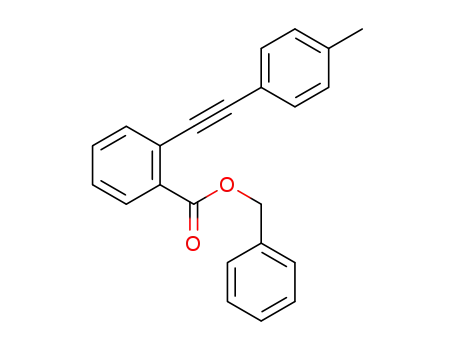 Molecular Structure of 1357469-18-1 (benzyl 2-[(4-methylphenyl)ethynyl]benzoate)