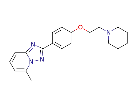 5-methyl-2-[4-(2-piperidin-1-ylethoxy)phenyl]-[1,2,4]triazolo[1,5-a]pyridine