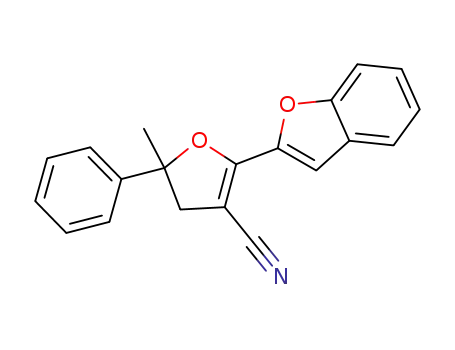 2-(1-benzofuran-2-yl)-4,5-dihydro-5-methyl-5-phenylfuran-3-carbonitrile