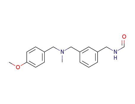 N-[{3-(N-4-methoxybenzyl-N-methylaminomethyl)phenyl}methyl]formamide