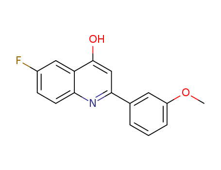 4(1H)-Quinolinone, 6-fluoro-2-(3-methoxyphenyl)-
