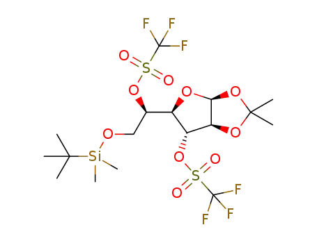 6-O-tert-butyldimethylsilyl-1,2-O-isopropylidene-3,5-di-O-trifluoromethanesulfonyl-α-D-altrofuranose