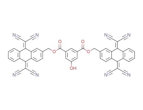bis((9,10-bis(dicyanomethylene)-9,10-dihydroanthracen-2-yl)methyl) 5-hydroxyisophthalate