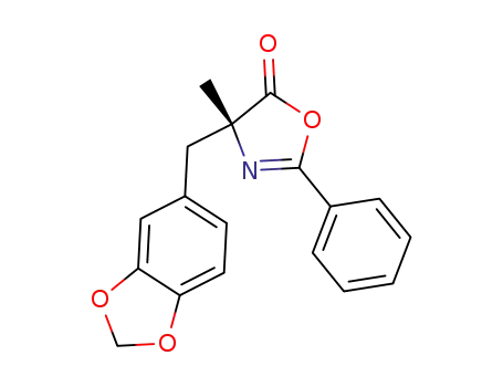 (R)-4-(benzo[d][1,3]dioxol-5-ylmethyl)-4-methyl-2-phenyloxazol-5(4H)-one