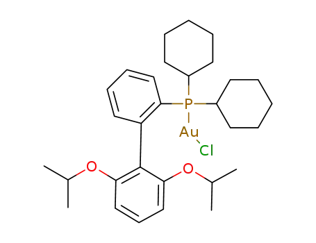 2-(dicyclohexylphosphino)-2',6'-(diisopropoxy)-1,1'-biphenylgold(I) chloride