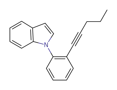 1-(2-pent-1-ynylphenyl)-1H-indole