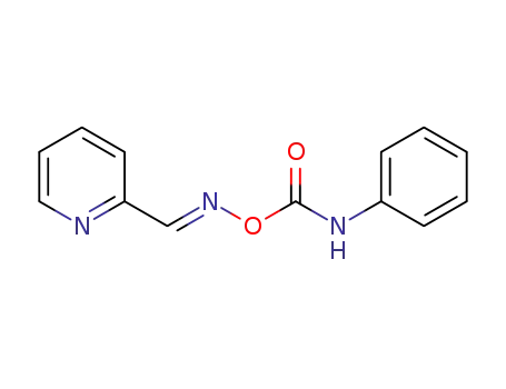 Molecular Structure of 1309041-57-3 ((E)-N-phenylcarbamoyl-2-pyridinecarbaldehyde oxime)
