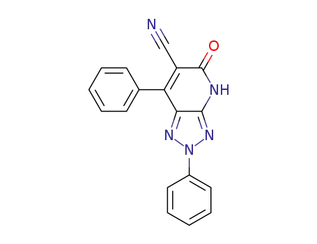 5-oxo-2,7-diphenyl-4,5-dihydro-2H-[1,2,3]triazolo[4,5-b]pyridine-6-carbonitrile