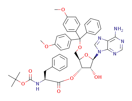 (S)-(2R,3R,4R,5R)-2-(6-amino-9H-purin-9-yl)-5-((bis(4-methoxyphenyl)(phenyl)methoxy)methyl)-4-hydroxytetrahydrofuran-3-yl 2-((tert-butoxycarbonyl)amino)-3-phenylpropanoate