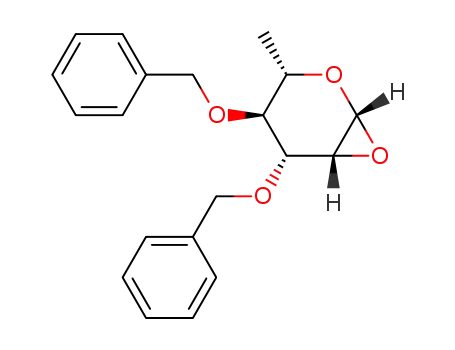 1,2-anhydro-3,4-di-O-benzyl-6-deoxy-β-L-mannopyranose