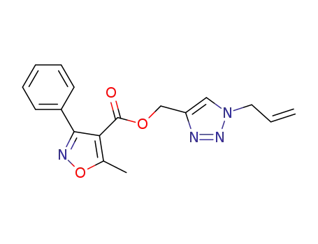 (1-allyl-1H-1,2,3-triazol-4-yl)methyl 5-methyl-3-phenylisoxazole-4-carboxylate