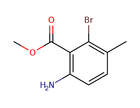 Benzoic acid, 6-amino-2-bromo-3-methyl-, methyl ester