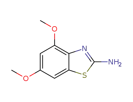 Molecular Structure of 65948-18-7 (2-Benzothiazolamine,4,6-dimethoxy-(9CI))