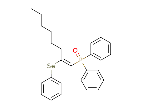 (E)-1-(diphenylphosphinyl)-2-(phenylseleno)-1-octene