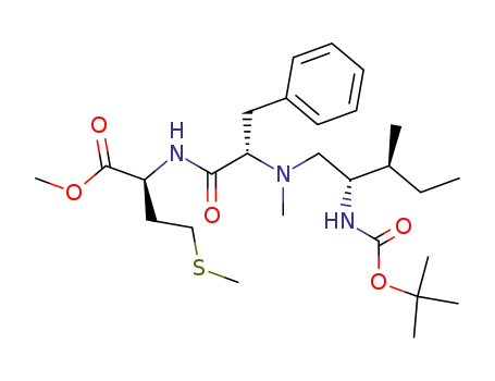 (S)-2-{(S)-2-[((2S,3S)-2-tert-Butoxycarbonylamino-3-methyl-pentyl)-methyl-amino]-3-phenyl-propionylamino}-4-methylsulfanyl-butyric acid methyl ester
