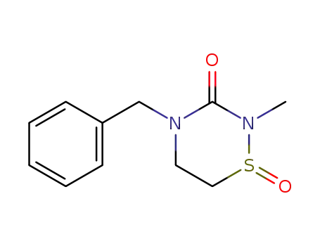 2H-1,2,4-Thiadiazin-3(4H)-one, dihydro-2-methyl-4-(phenylmethyl)-,
1-oxide
